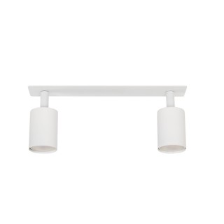 Plafonnier Nex 2 lumières – blanc – en métal – style moderne