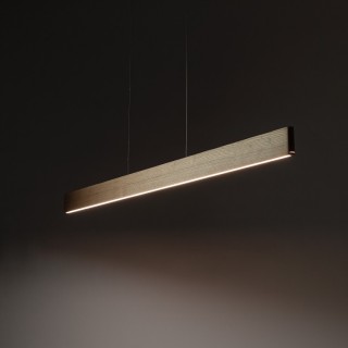 Suspension Prima – chêne – en métal et bois – style moderne et loft