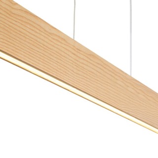 Suspension Prima – chêne – en métal et bois – style moderne et loft