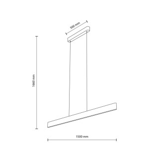 Suspension Prima – chêne – en métal et bois – style moderne et loft
