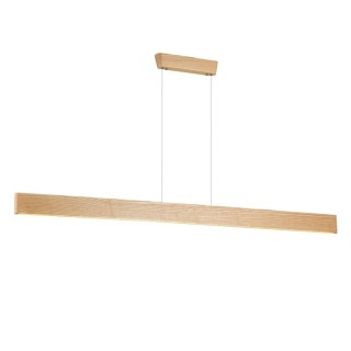 Suspension Prima – chêne – en métal et bois – style moderne et loft
