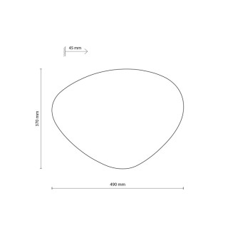 Applique murale Stone 3 lumières – noir – en métal – style loft