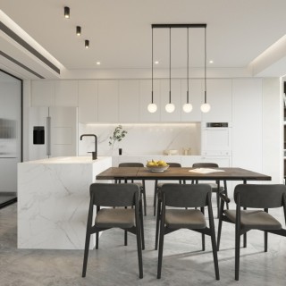 Plafonnier Flare – noir – en métal – style moderne