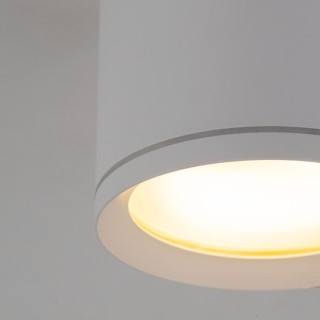 Plafonnier Vivo – blanc – en métal – style moderne