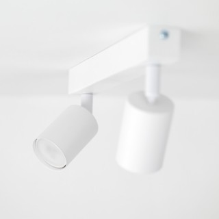 Plafonnier Nex – blanc – en métal – style moderne