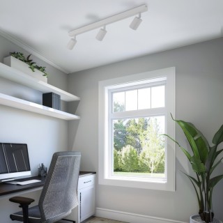 Plafonnier Nex – blanc – en métal – style moderne