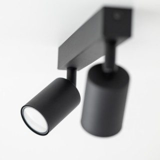 Plafonnier Nex – noir – en métal – style moderne