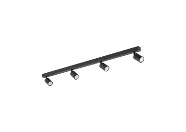 Plafonnier Nex – noir – en métal – style moderne