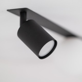 Plafonnier Vox 3 lumières – noir – en métal – style moderne