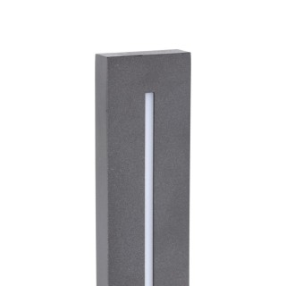 Lampe à poser Linea – gris – en métal – style moderne