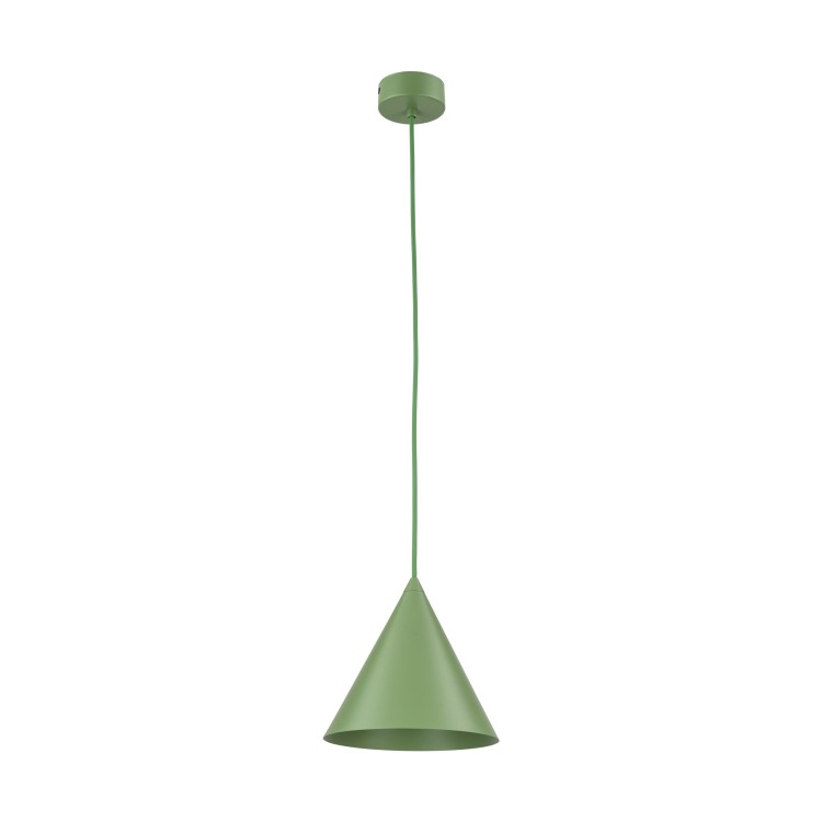 Suspension Cono – vert – en métal – style loft et chic
