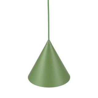Suspension Cono – vert – en métal – style loft et chic