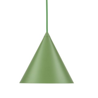 Suspension Cono – vert – en métal – style loft et chic