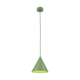 Suspension Cono – vert – en métal – style loft et chic