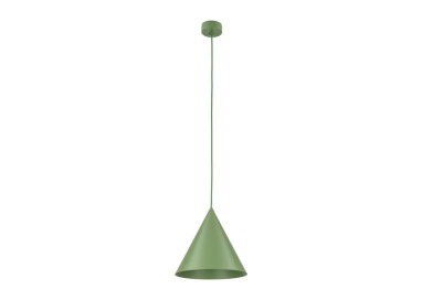 Suspension Cono – vert – en métal – style loft et chic