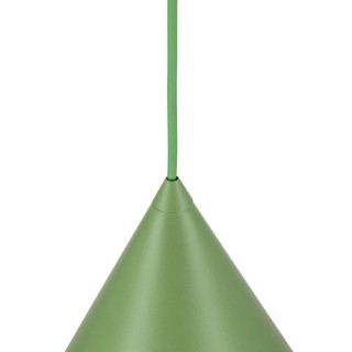 Suspension Cono – vert – en métal – style loft et chic