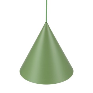 Suspension Cono – vert – en métal – style loft et chic