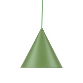 Suspension Cono – vert – en métal – style loft et chic