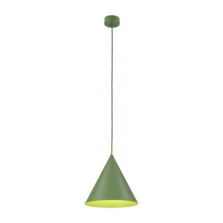 Suspension Cono – vert – en métal – style loft et chic