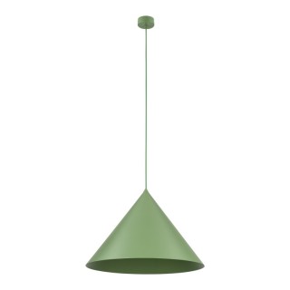 Suspension Cono – vert – en métal – style loft et chic
