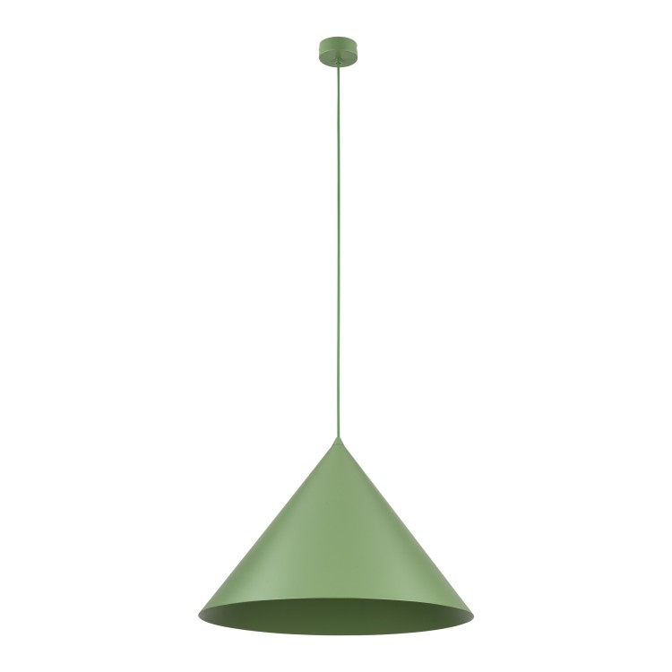 Suspension Cono – vert – en métal – style loft et chic