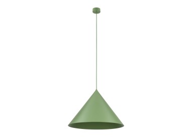 Suspension Cono – vert – en métal – style loft et chic