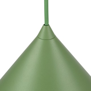 Suspension Cono – vert – en métal – style loft et chic