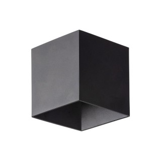 Lampe à poser Cube – noir – en métal – style moderne