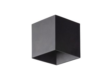 Lampe à poser Cube – noir – en métal – style moderne