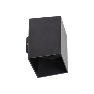 Lampe à poser Cube – noir – en métal – style moderne