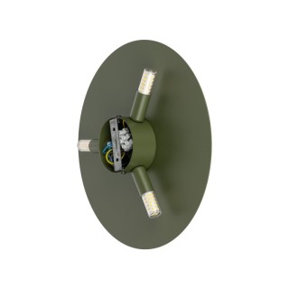 Lampe à poser Luna – vert – en métal