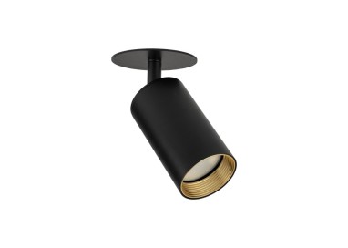 Plafonnier Amis – noir – en métal – style moderne