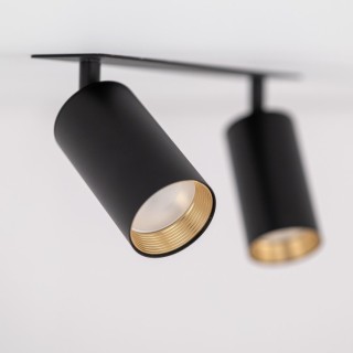 Plafonnier Amis – noir – en métal – style moderne