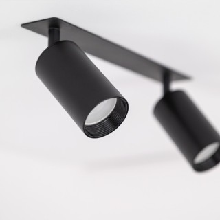 Plafonnier Amis – noir – en métal – style moderne