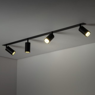 Plafonnier Amis – noir – en métal – style moderne