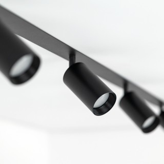 Plafonnier Amis – noir – en métal – style moderne