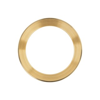 Plafonnier Amis – blanc & doré – en métal – style moderne