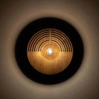 Applique murale Lunar – chêne – style moderne et chic