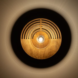 Lampe à poser Lunar – chêne – style moderne et chic