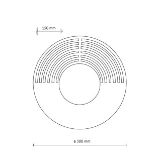 Lampe à poser Lunar – chêne – style moderne et chic