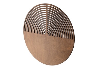 LAMPE MURALE LUNAIRE EN BOIS 2XG9