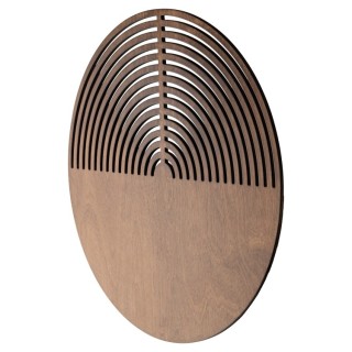 LAMPE MURALE LUNAIRE EN BOIS 2XG9