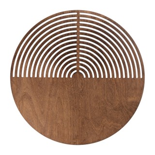 LAMPE MURALE LUNAIRE EN BOIS 2XG9