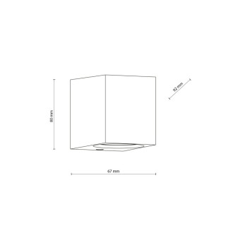 Lampe à poser Axis – gris – en métal – style moderne