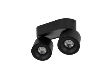 Plafonnier Spark – noir – en métal – style moderne