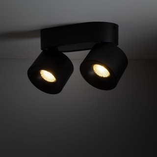 Plafonnier Spark – noir – en métal – style moderne