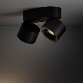 Plafonnier Spark – noir – en métal – style moderne