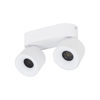 Plafonnier Spark – blanc – en métal – style moderne