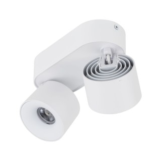 Plafonnier Spark – blanc – en métal – style moderne