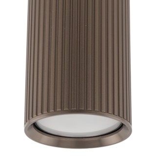 Plafonnier Tune – brun – en métal – style moderne